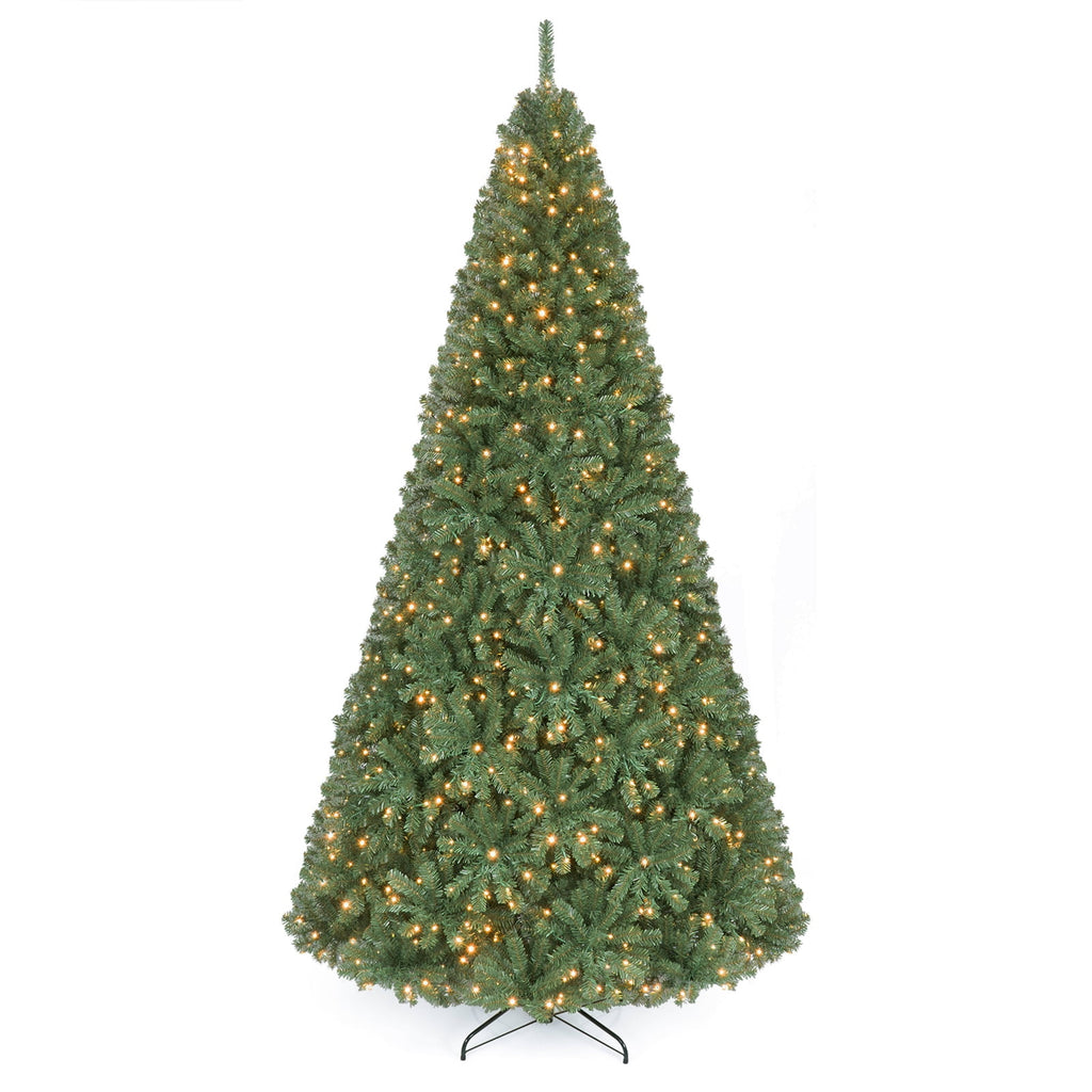 Costway 4 FT Pre-Lit Artificial Christmas Tree with 296 Dense Branch Tips, 100 LED Lights