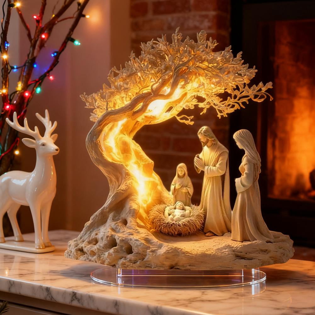 Acrylic Nativity Scene Desktop Decoration for Home Office