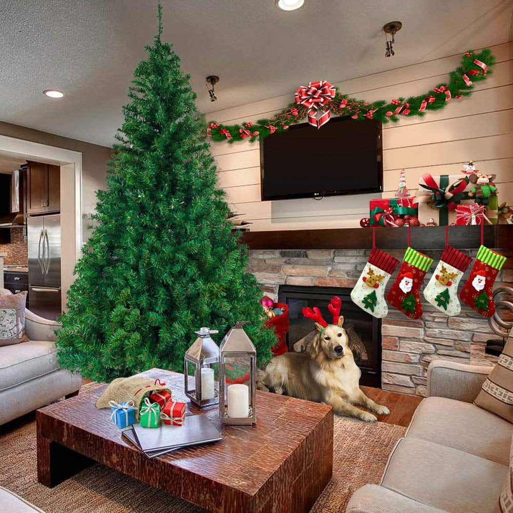 Ktaxon 5.5ft Artificial Full Christmas Tree with 850 Tips, Holiday Xmas Tree for Home Party Decoration, Includes Stand