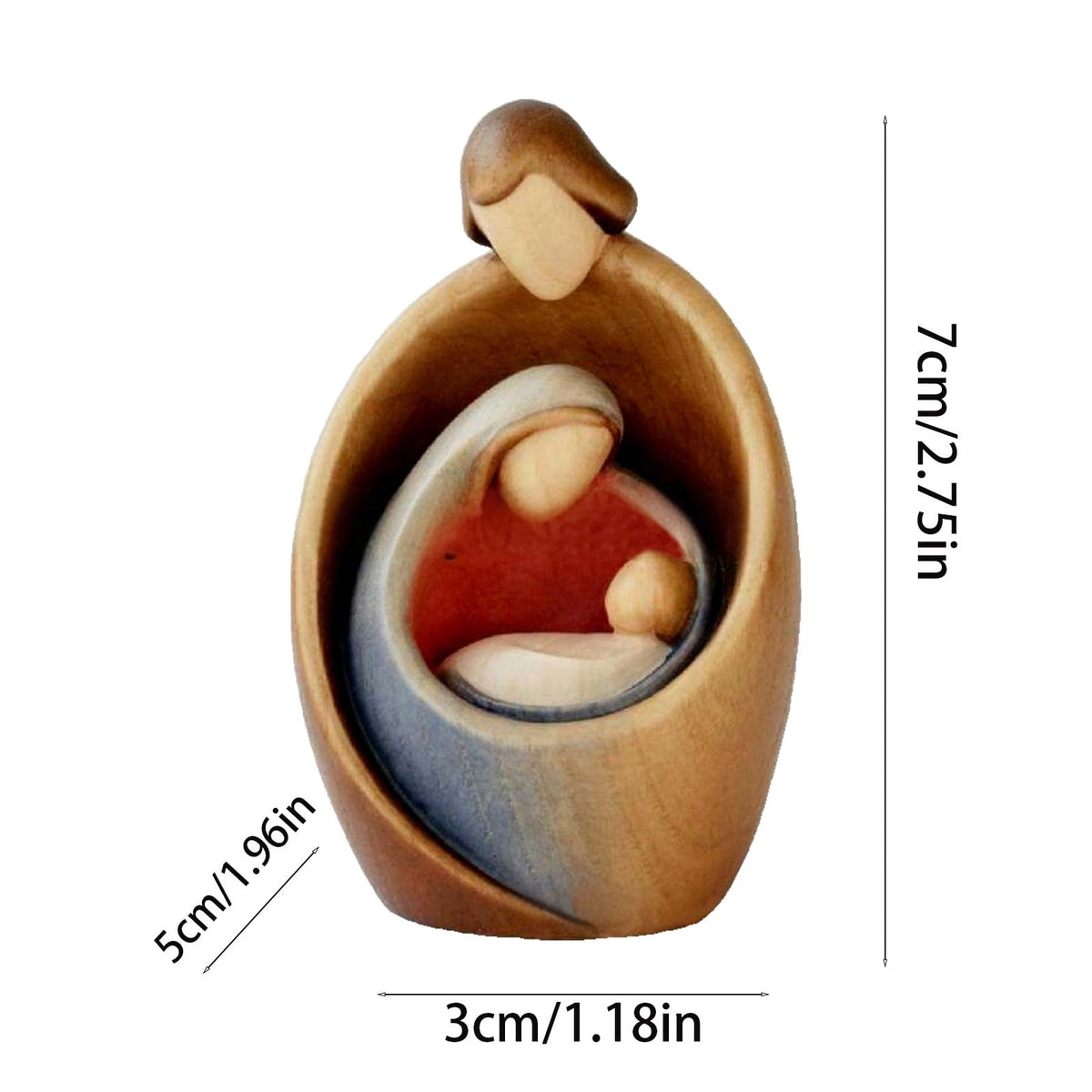 Vikakiooze Christmas Decorations Nativity Scene Statue Home Sculpture Ornament Art Decoration Resin Crafts Holiday Decoration Christmas