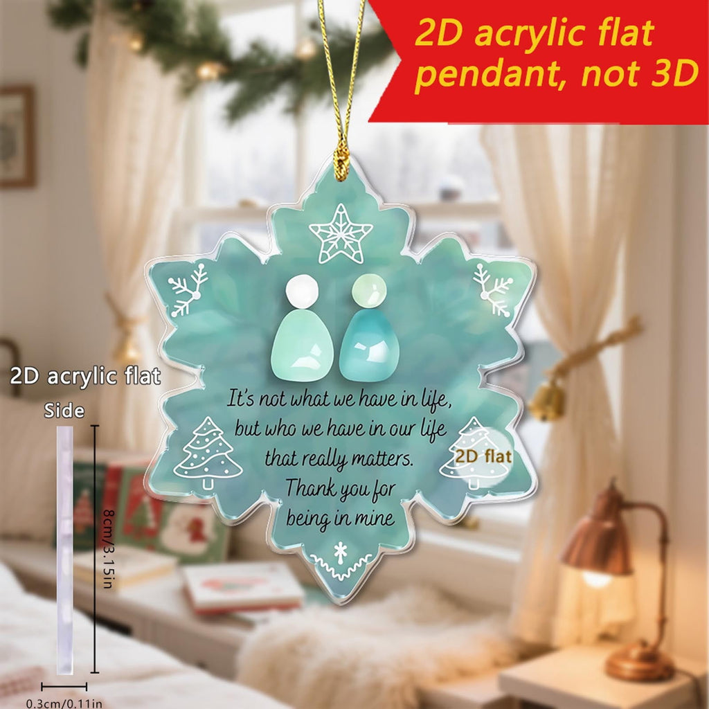Lunxisen 1 Pcs Sea Glass Nativity: Jesus’ Birth Christmas Ornament,Coastal Inspired Sea Glass Nativity Ornament,Handmade Nativity Scene, with Shells and Starfish
