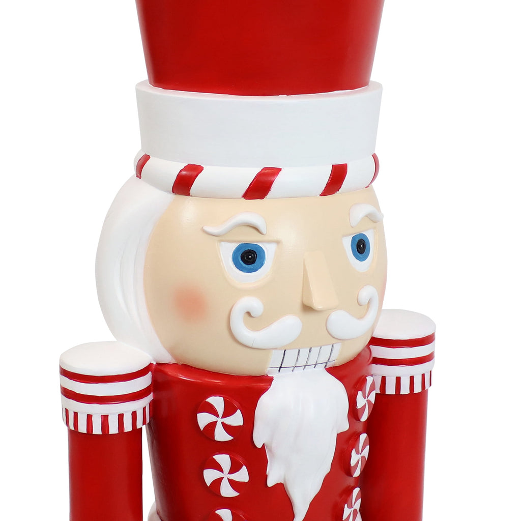Sunnydaze Polyresin Alfonso the Noble Christmas Nutcracker Statue, 36"