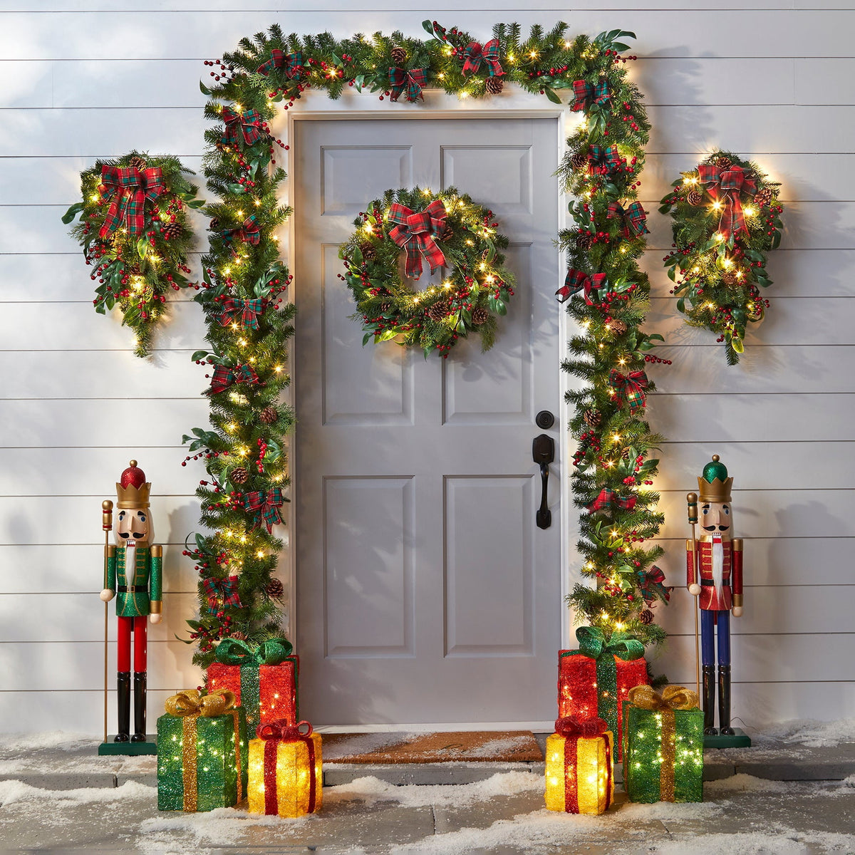 BrylaneHome 36" Wood Nutcracker