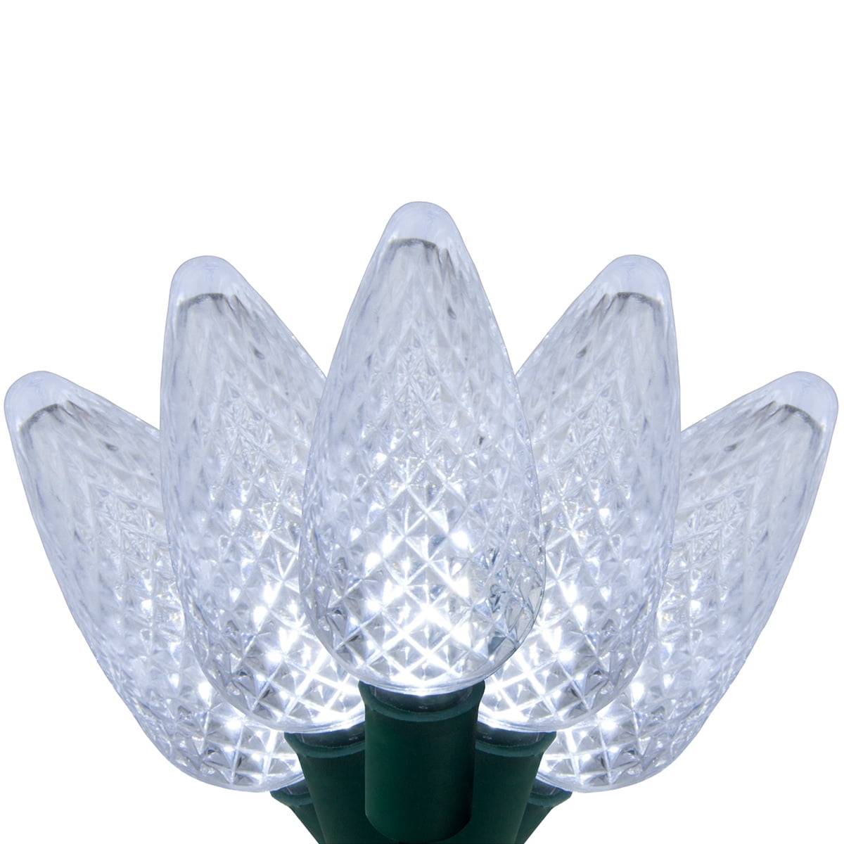 Wintergreen Lighting White LED String Lights Holiday Lightings, 17' (25 Count)