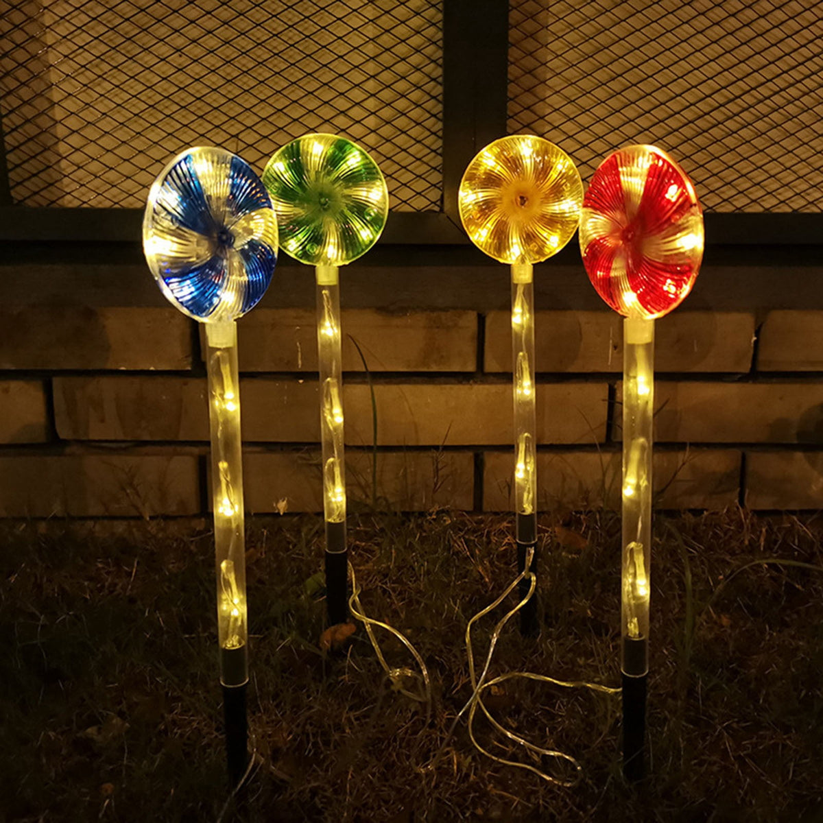 8pcs Outdoor Christmas Lights, 14.6in CXALSSY C9 LED Solar Christmas Lights near Me, Solar Outdoor Christmas Lights for House, IP65 Waterproof XMAS Candy Cane Decorations