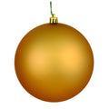 10" CopperGold Matte Ball UV Drilled Cap