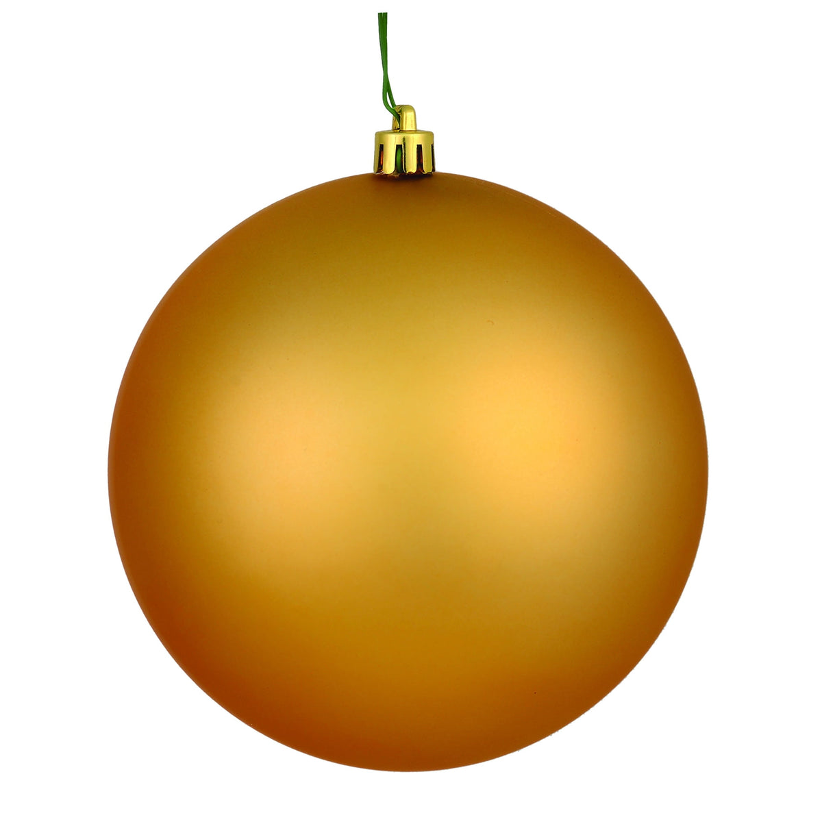 10" CopperGold Matte Ball UV Drilled Cap