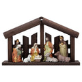 Porcelain Tabletop Indoor Nativity Scene Christmas Decoration, 11" x 7", 11 Pieces, by Holiday Time