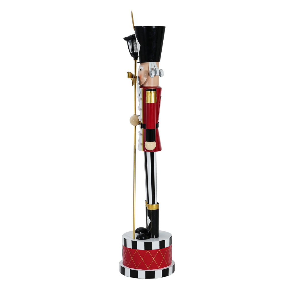 Christopher Knight Home 64" Iron King Nutcracker Soldier with Scepter, Ornament Christmas Decoration