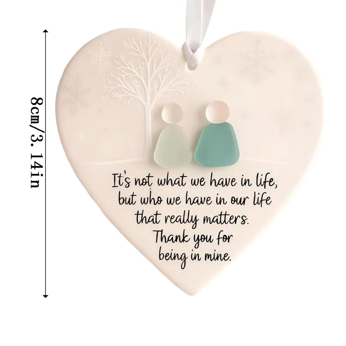 Lunxisen 1 Pcs Sea Glass Nativity: Jesus’ Birth Christmas Ornament,Coastal Inspired Sea Glass Nativity Ornament,Handmade Nativity Scene, with Shells and Starfish