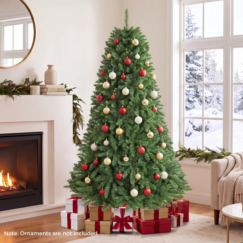 Costway 4 ft Artificial Christmas Tree with 559 Lush PVC Branch Tips & Folding Metal Stand