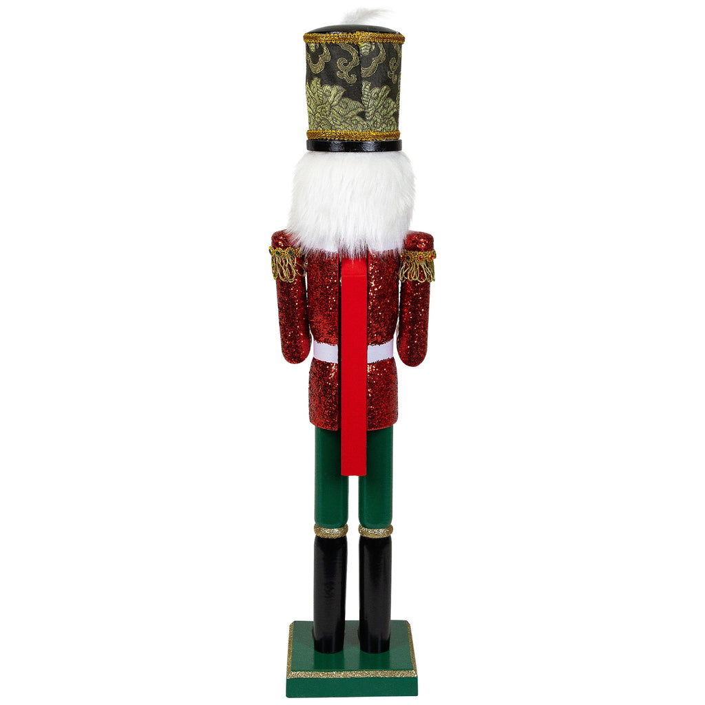 Northlight Glitter Christmas Nutcracker Drummer - 24"