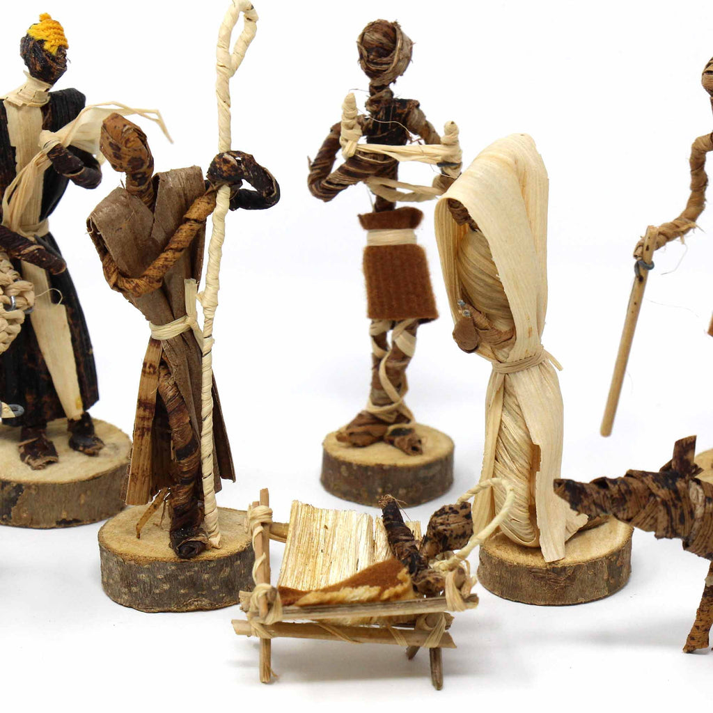 Banana Fiber Nativity Set Esther Kariuki