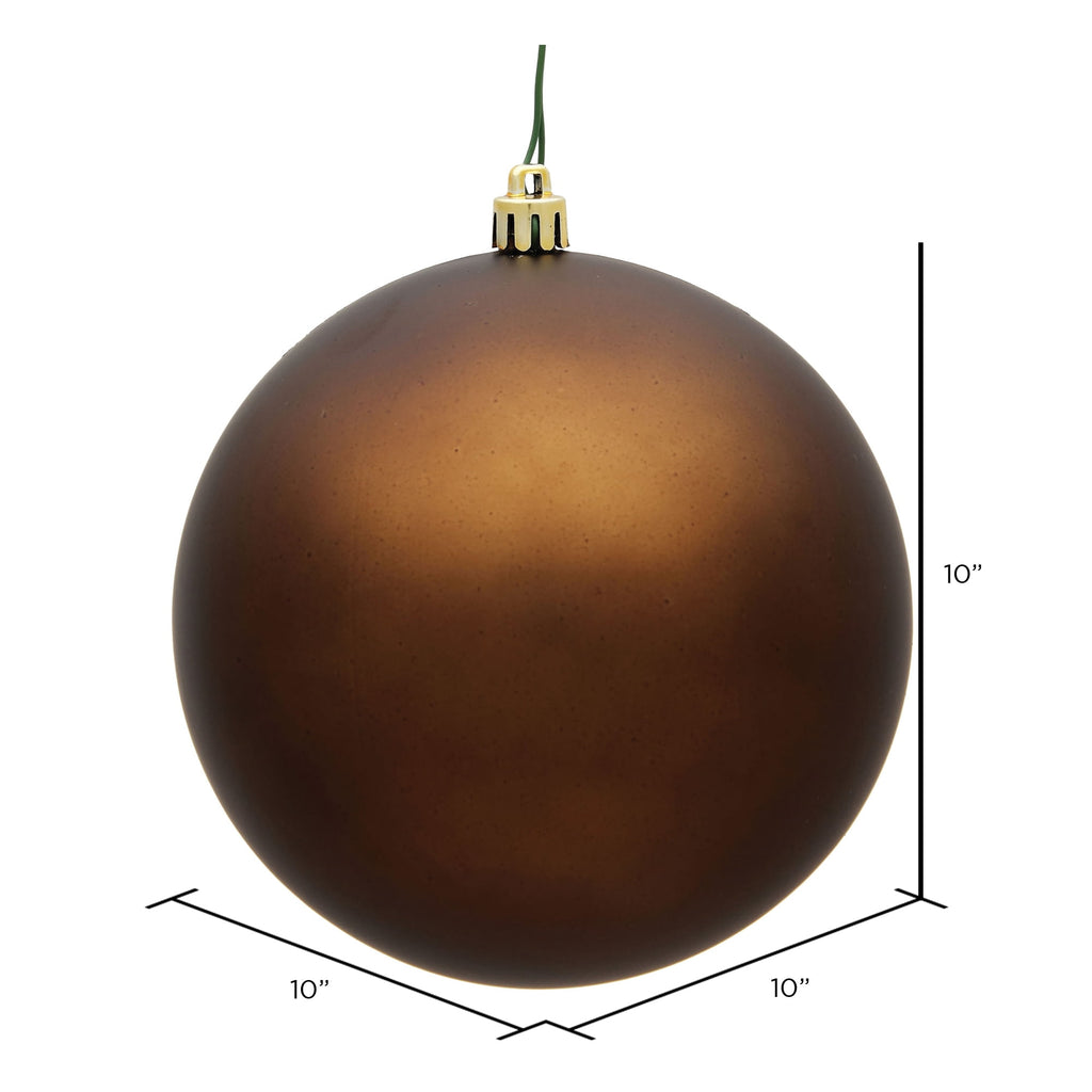 Vickerman 10" Sea Foam Candy Ball Ornament
