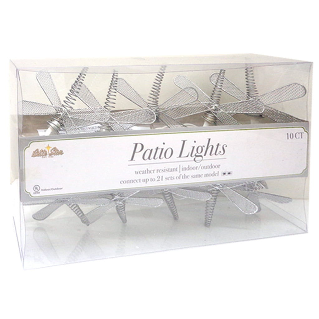 Brite Star 10 Lt Flamingo Lights, White Wire