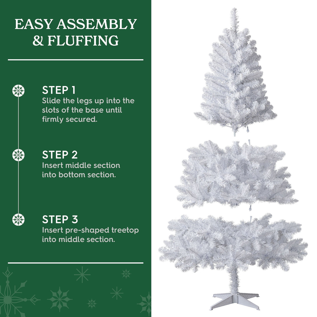 6.5' Pre-Lit Madison Pine Green Artificial Christmas Tree with Color-Changing LED Lights and Stand, by Holiday Time