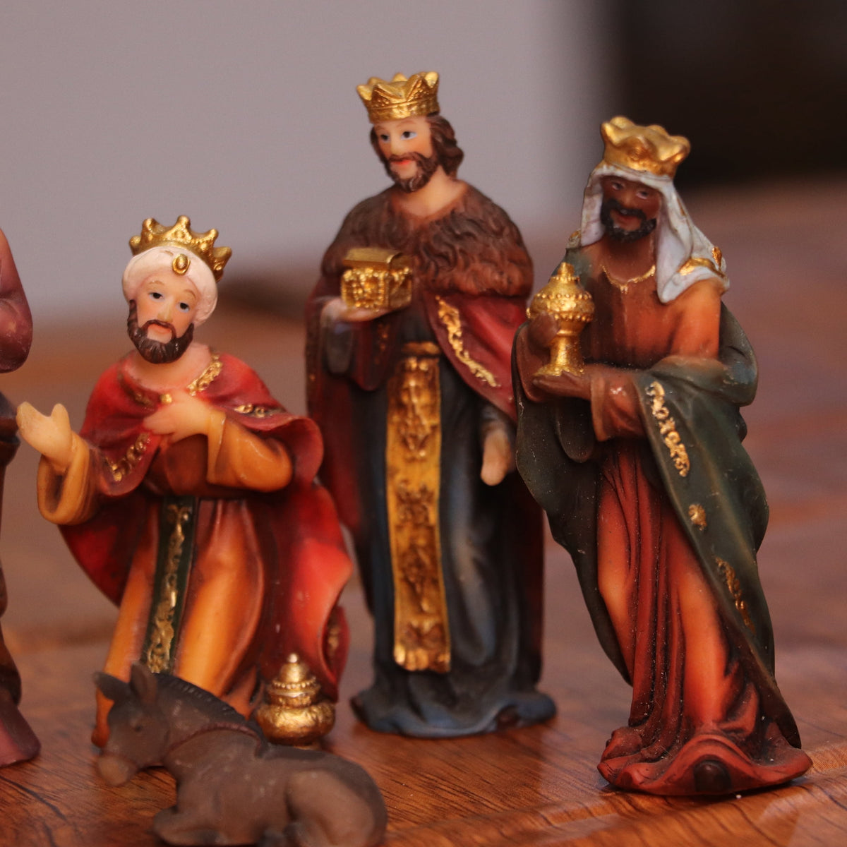 Nativity Set Scene Christmas Ornament Indoor Holiday Decoration Gift 11 Piece 3''mini size
