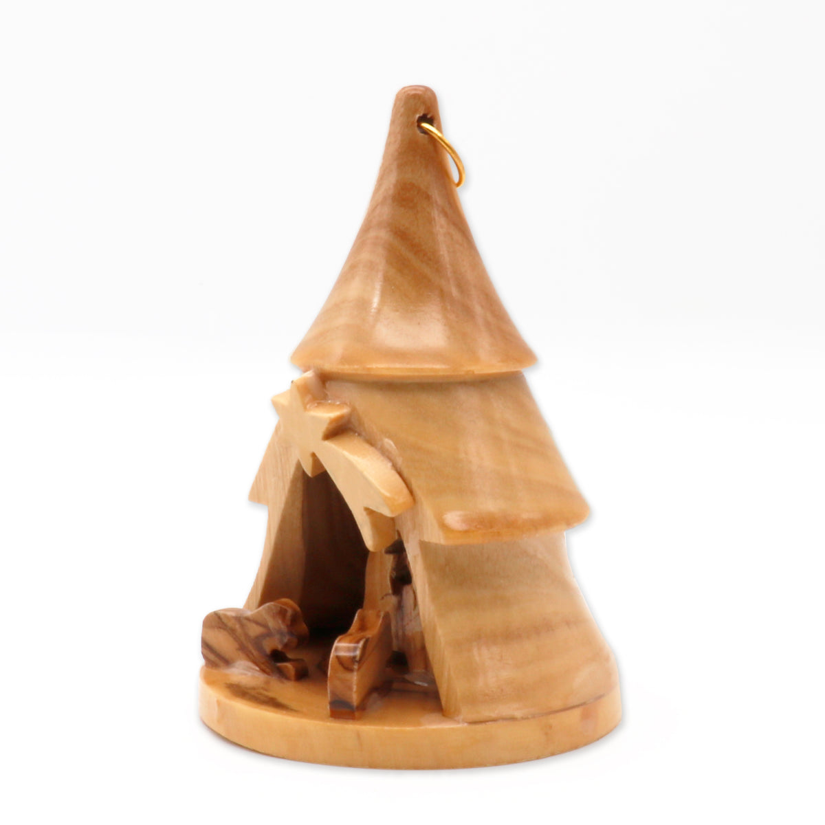 Handmade Wooden Nativity Scene From The Holy Land | Nativity Set For Christmas Decoration | Olive Wood Manger Scene Nativity Christmas Gift