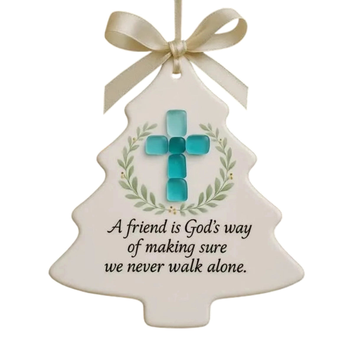 Lunxisen 1 Pcs Sea Glass Nativity: Jesus’ Birth Christmas Ornament,Coastal Inspired Sea Glass Nativity Ornament,Handmade Nativity Scene, with Shells and Starfish