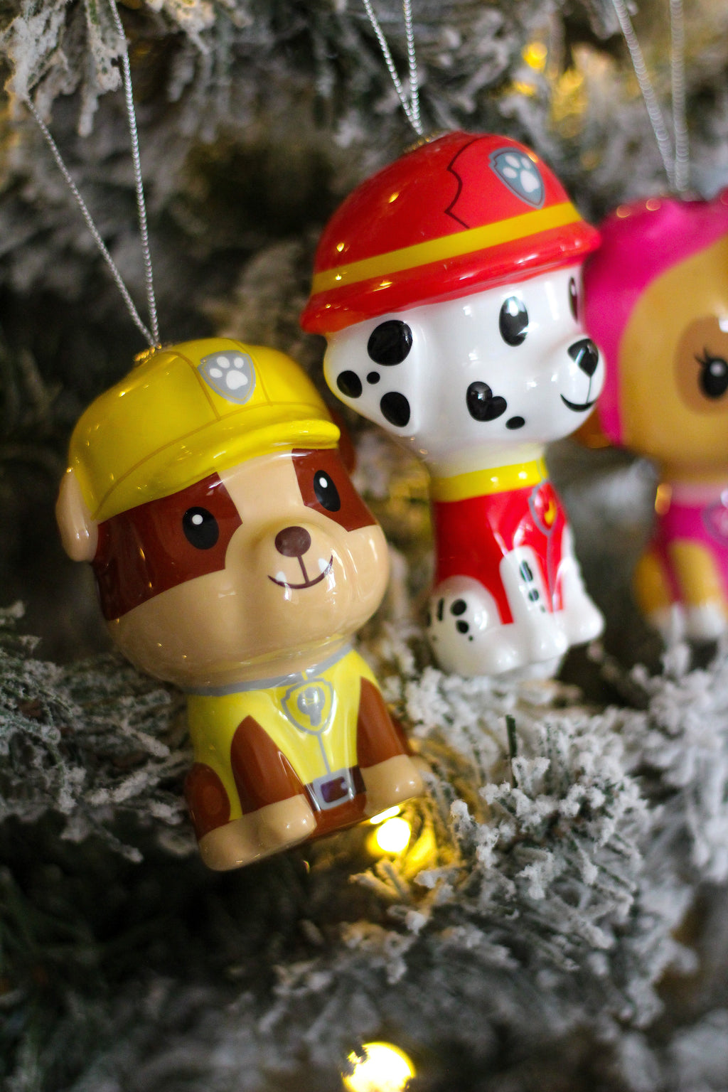 Paw Patrol Ornaments 4 pack