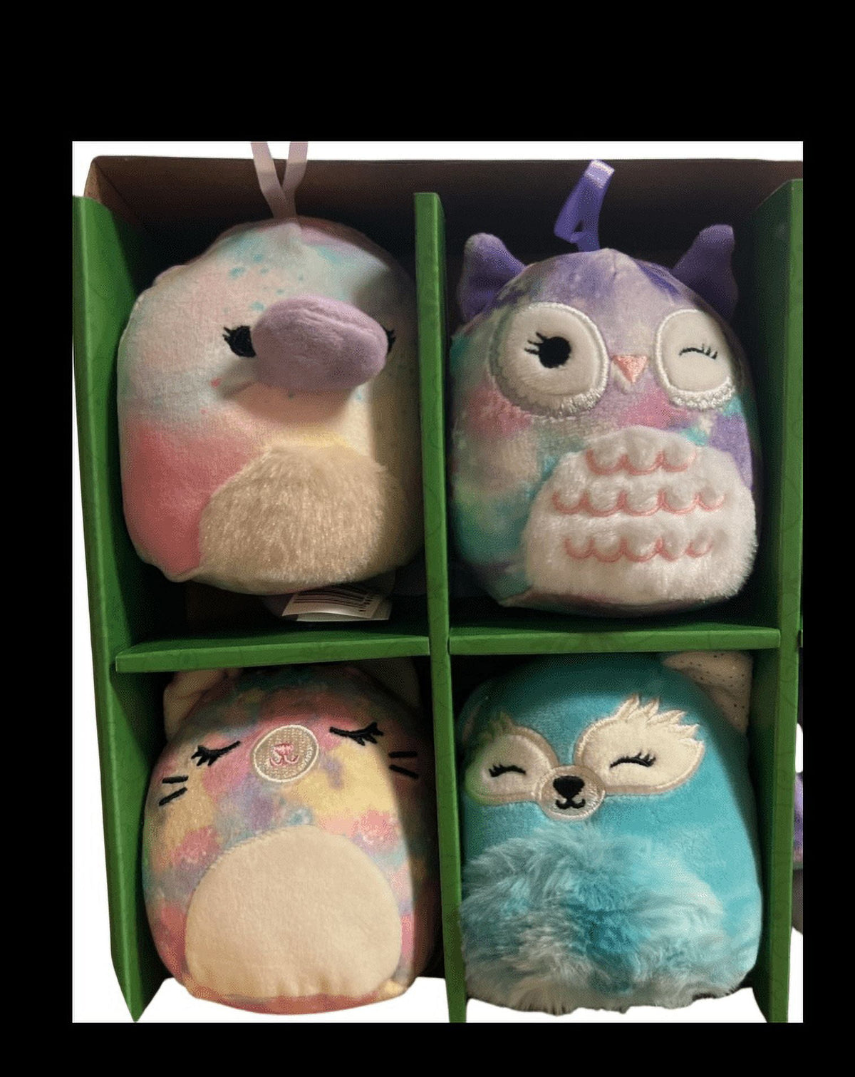 Squishmallows Christmas Ornaments 4-inch 8-Piece Mini Plush 2023