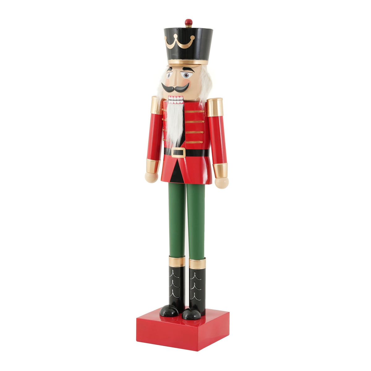 Christopher Knight Home 64" Iron King Nutcracker Soldier with Scepter, Ornament Christmas Decoration