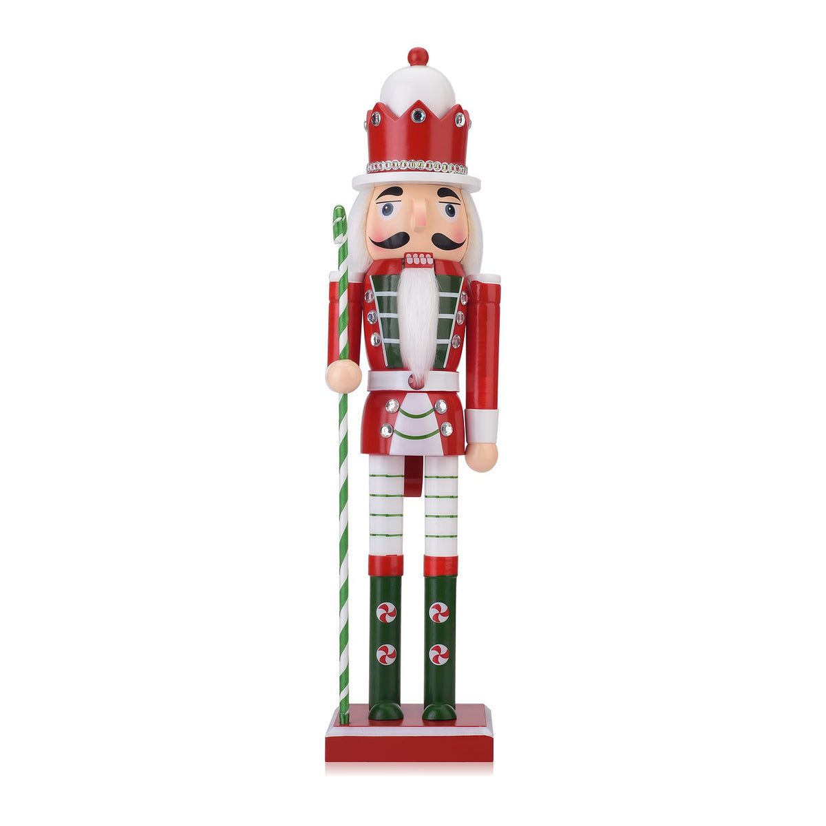 Soul's Christmas Soldier Nutcracker Decorations, 15 Inch Xmas Nutcracker Figure V14