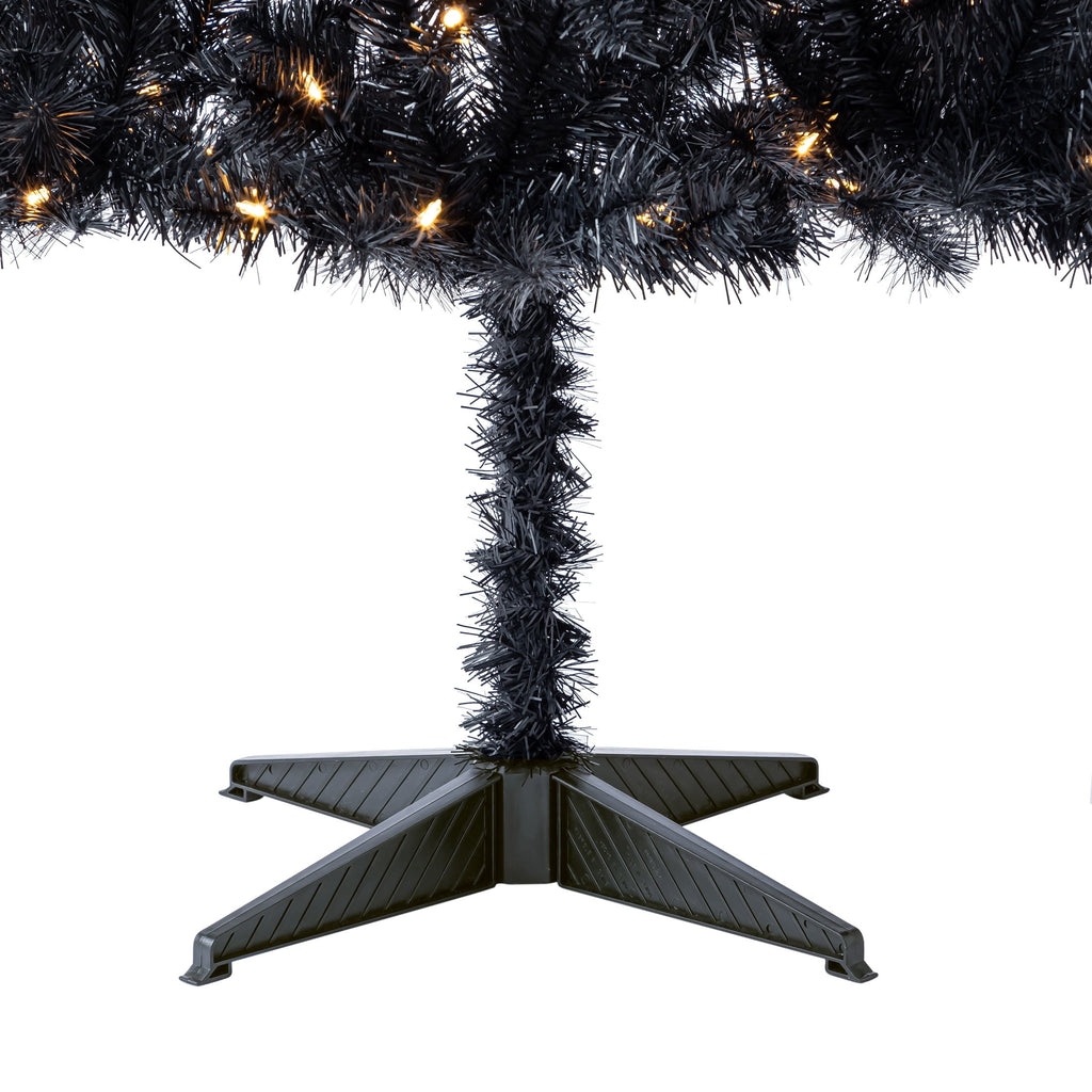 6.5' Pre-Lit Madison Pine Green Artificial Christmas Tree with Color-Changing LED Lights and Stand, by Holiday Time
