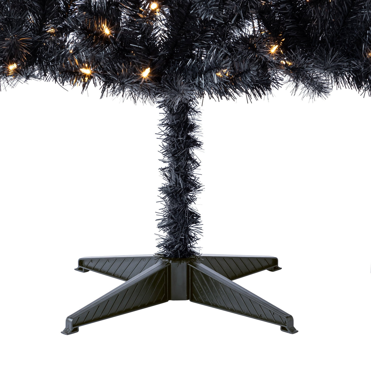 6.5' Pre-Lit Madison Pine Green Artificial Christmas Tree with Color-Changing LED Lights and Stand, by Holiday Time