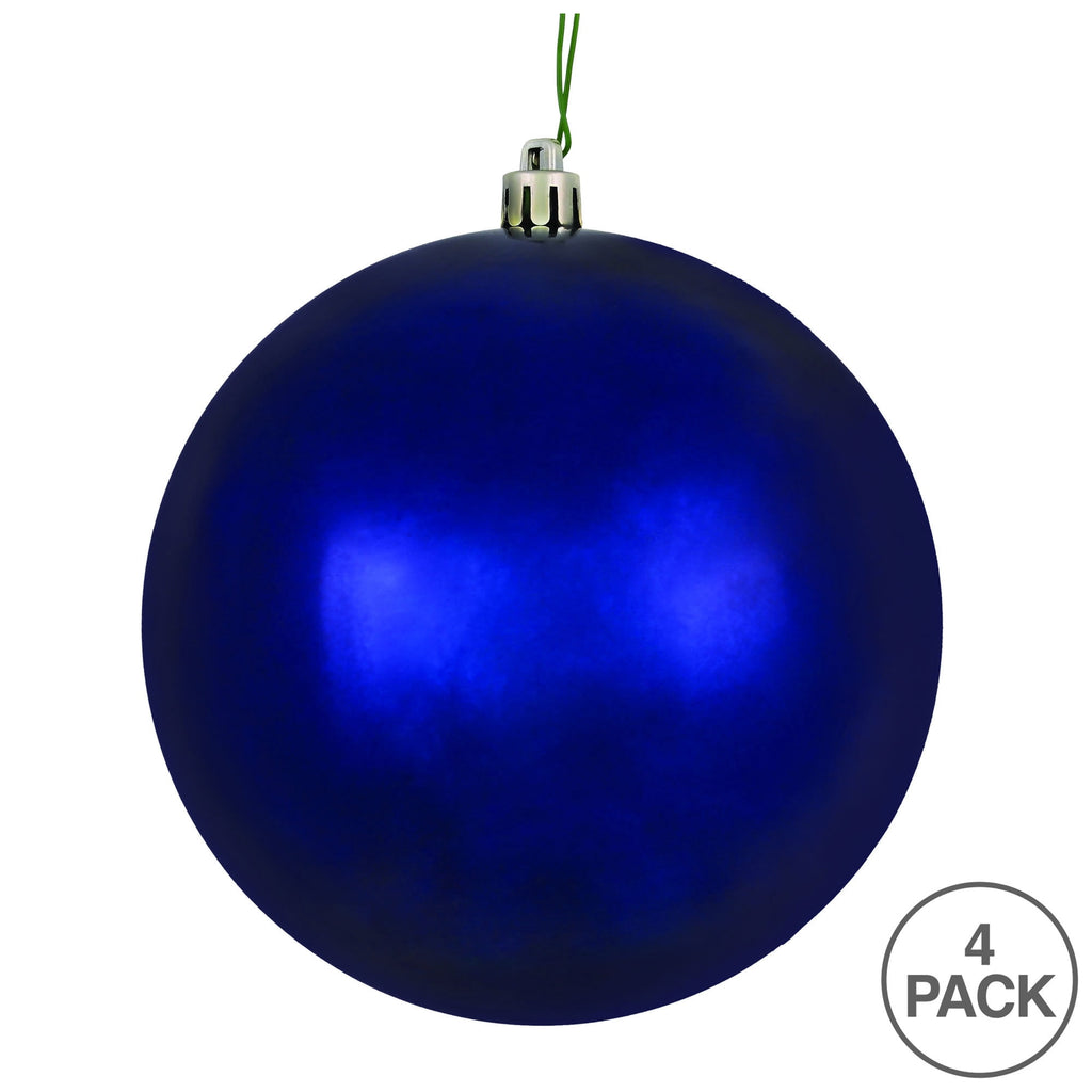 Vickerman 6" Moss Green Sequin Ball Ornament, 4 per Bag