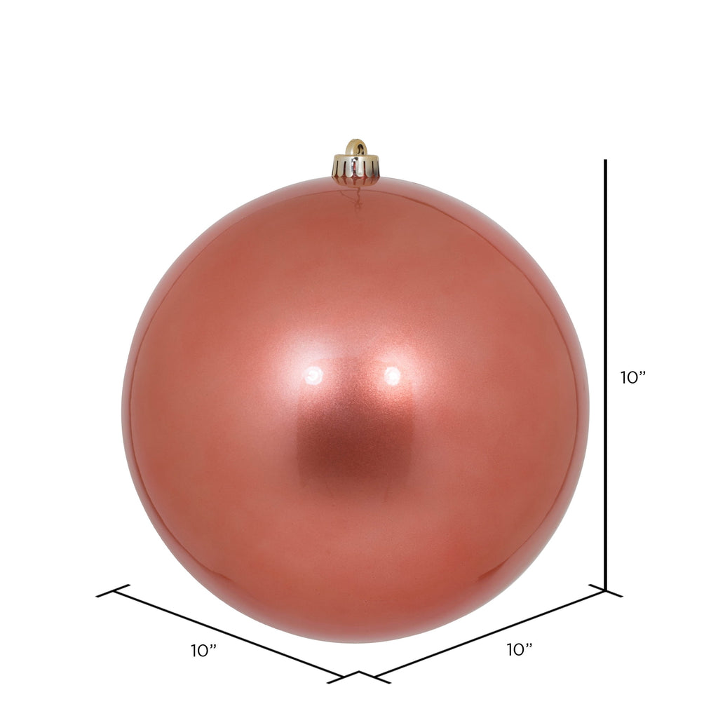 Vickerman 10" Sea Foam Candy Ball Ornament