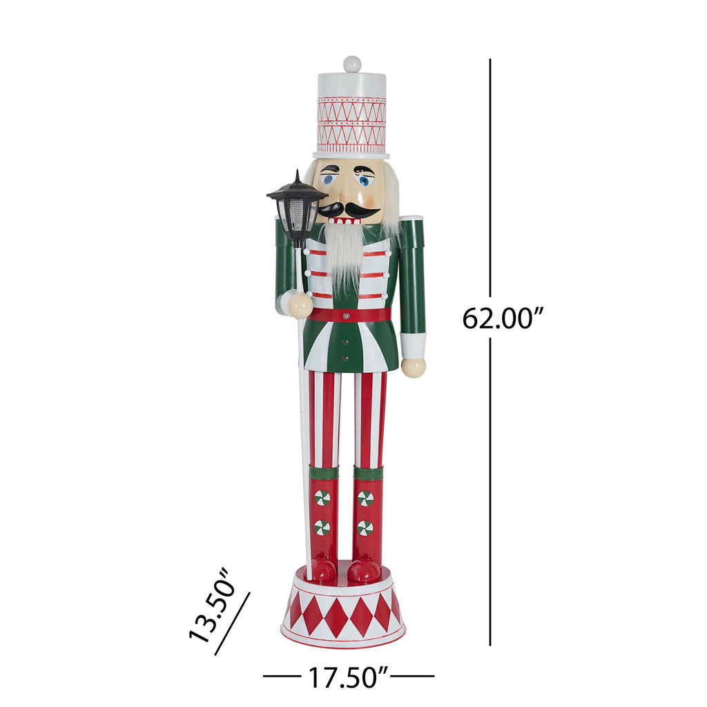 Christopher Knight Home 64" Iron King Nutcracker Soldier with Scepter, Ornament Christmas Decoration