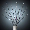 3 Pack Lighted Branches for Vases Plug in - Christmas DIY Twig Pathway Lights with 60 LED Bulbs, Artificial Tree Bendable Xmas Fairy Lights with Stakes(Vase NOT Included)