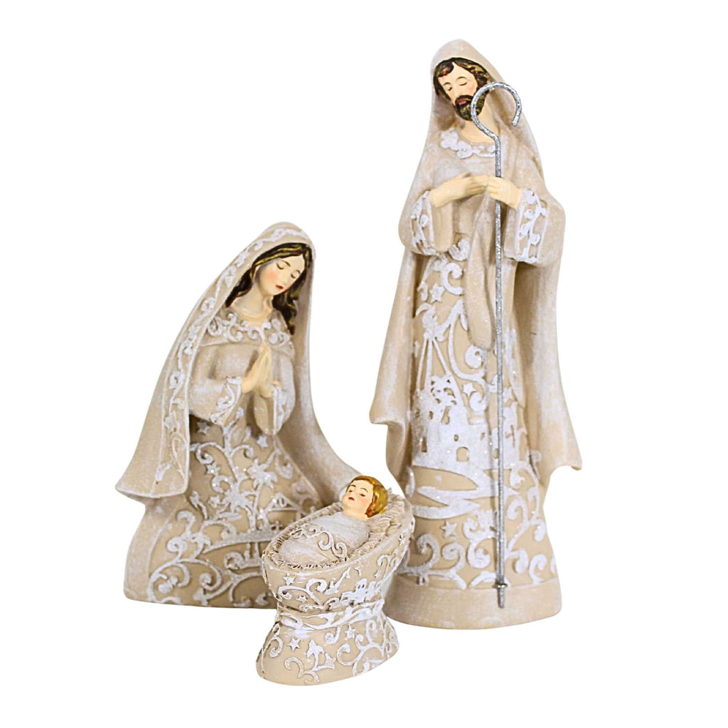 Nativity Sets Exclusive 7-Piece, Features The Holy Family with The 3 Kings and a Gloria Angel, 7.5-Inch