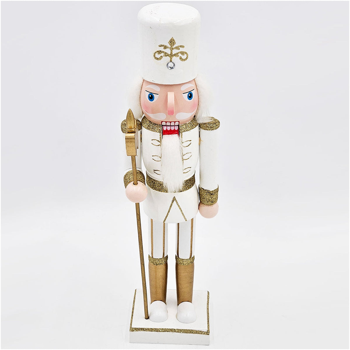JERFIT Multicolor Pine Tabletop Nutcracker Soldier Christmas Decoration for Holiday Home Table Decor