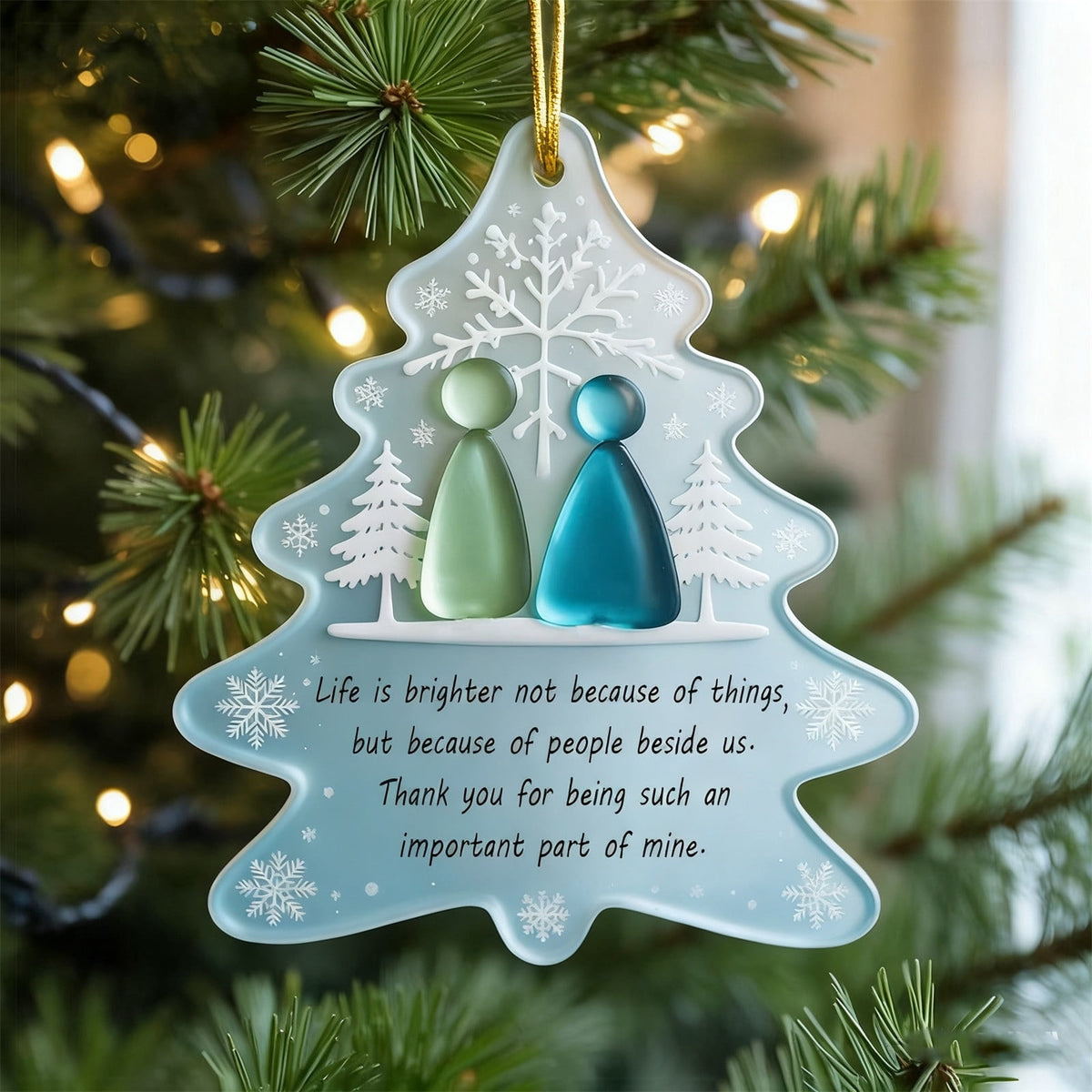 Lunxisen 1 Pcs Sea Glass Nativity: Jesus’ Birth Christmas Ornament,Coastal Inspired Sea Glass Nativity Ornament,Handmade Nativity Scene, with Shells and Starfish
