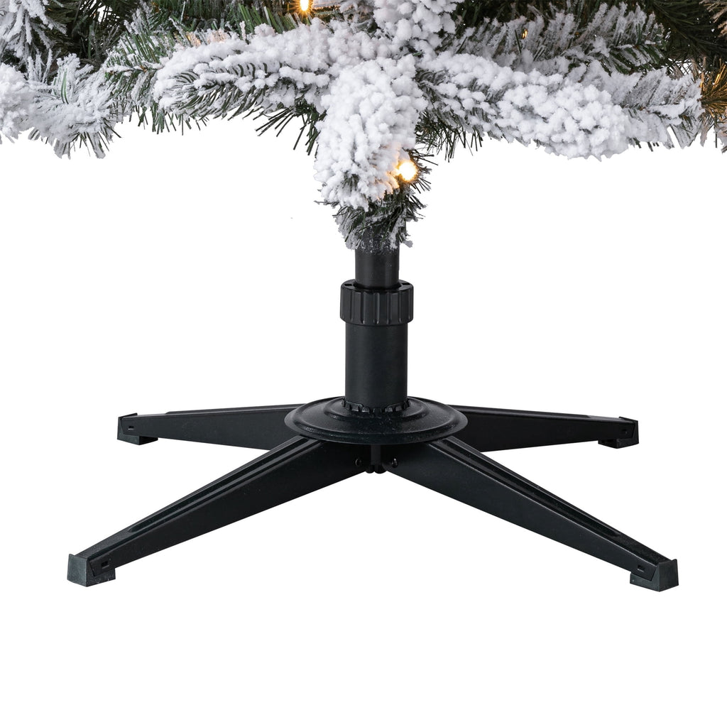 7.5' Pre-Lit Birchwood Fir Green Artificial Christmas Tree with 500 Warm White Twinkle LED Lights, Quick Set, and Stand, by Holiday Time