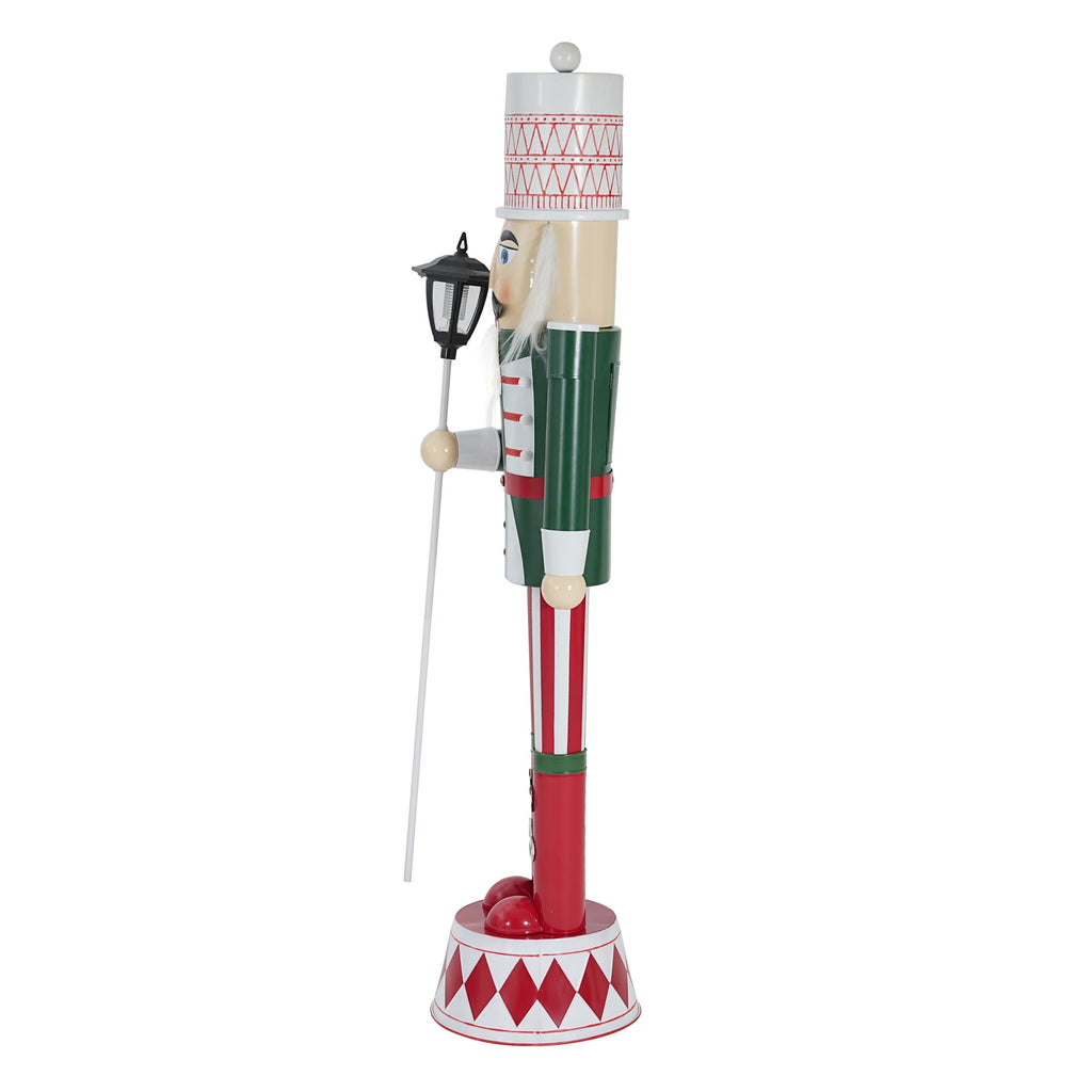 Christopher Knight Home 64" Iron King Nutcracker Soldier with Scepter, Ornament Christmas Decoration