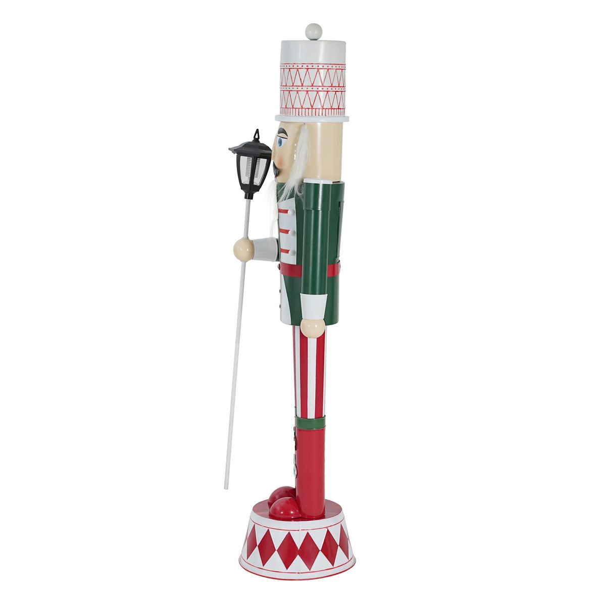 Christopher Knight Home 64" Iron King Nutcracker Soldier with Scepter, Ornament Christmas Decoration