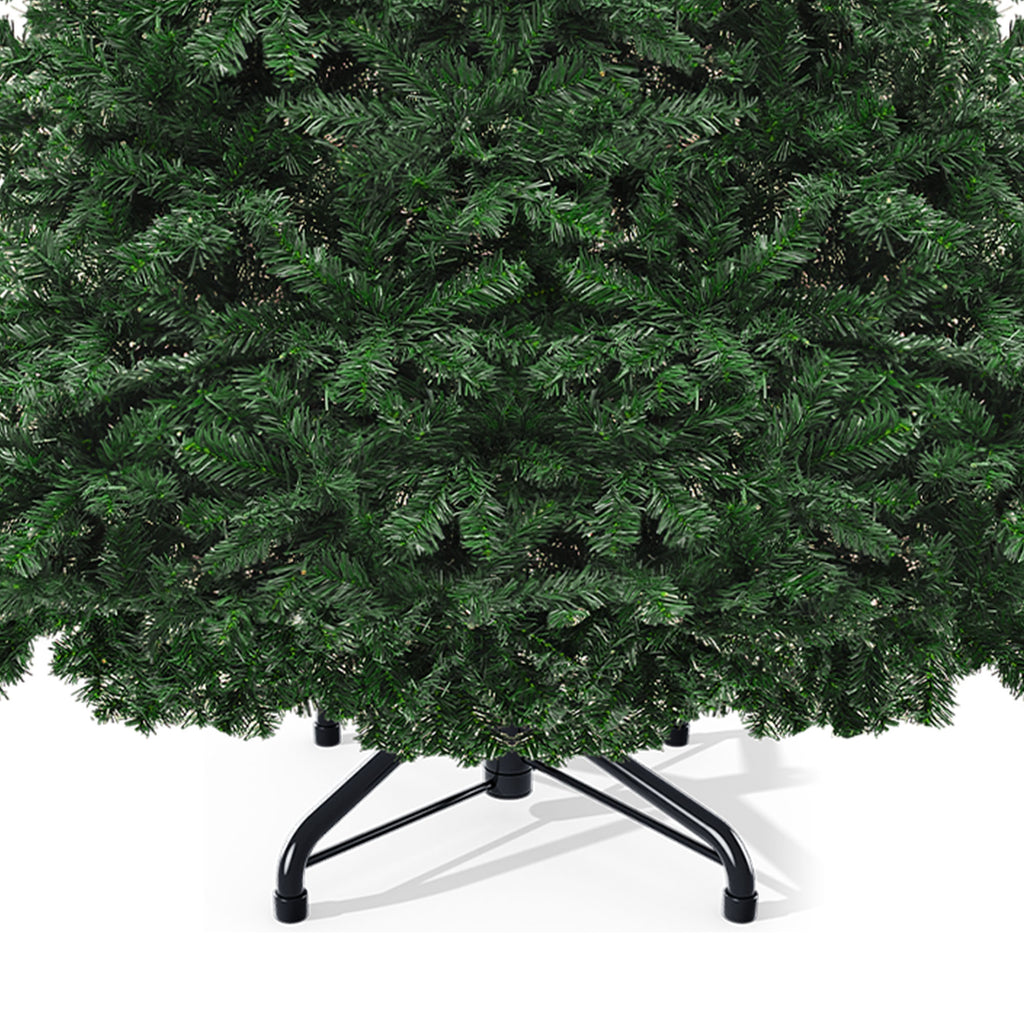 Dextrus 6ft Artificial Christmas Tree, Spruce Holiday Christmas Pine Tree with 880 Branch Tips & Metal Hinges, for Home, Office and Party Decor, Green