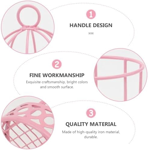 Mini Bird Cage Decorative Storage Adornment Set of 3 Desktop Ornament for Candy Small Items Home Office Desk 3.46 inch Tabletop Decor