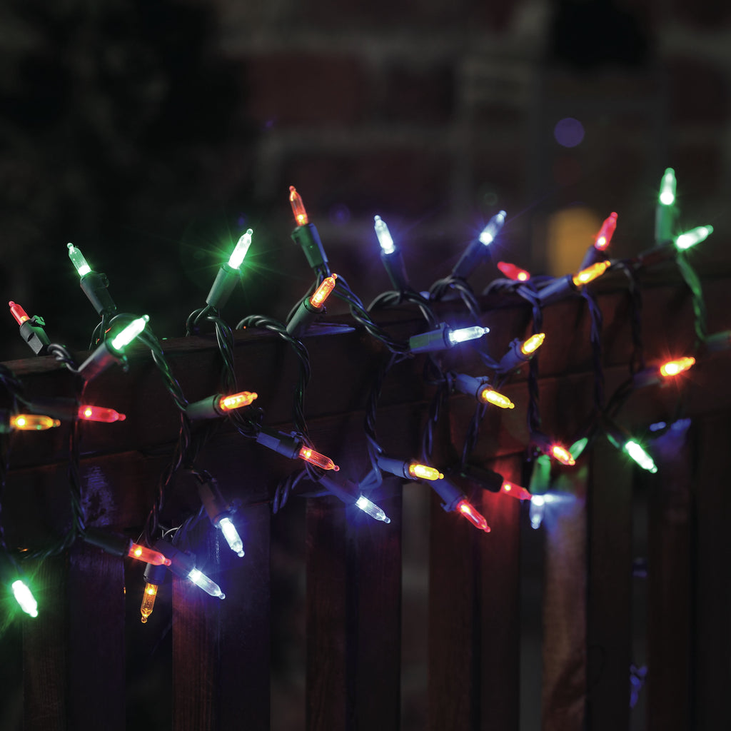 Indoor/Outdoor 300-Count LED Mini Christmas String Lights, Cool White, 62.3', by Holiday Time