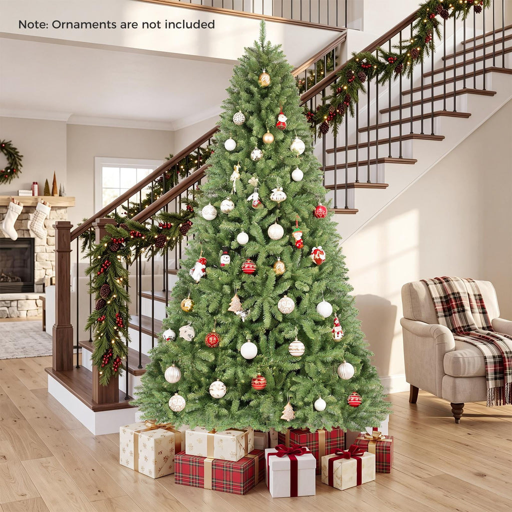Costway 4 ft Artificial Christmas Tree with 559 Lush PVC Branch Tips & Folding Metal Stand