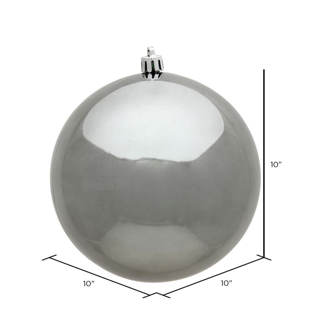 Vickerman 10" Sea Foam Candy Ball Ornament