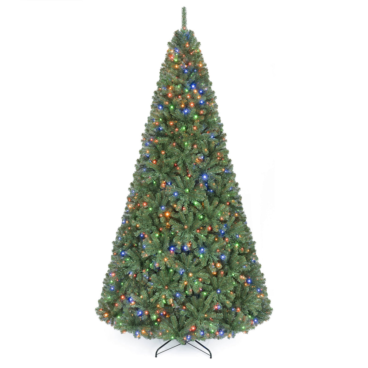 Costway 4 FT Pre-Lit Artificial Christmas Tree with 296 Dense Branch Tips, 100 LED Lights