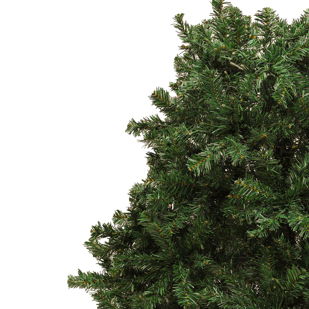 Uforic 6ft Pre-lit Hinged Spruce Artificial Christmas Tree with 1000 Branch Tips & 250 Lights, Remote Control, 11 Light Modes, Green