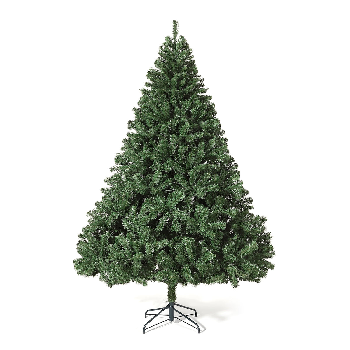 4.5FT/6FT/7.5FT/9FT Artificial Christmas Tree, Realistic Full-Body Branches, Unlit Hinged Sections, Holiday Christmas Tree, Foldable Base for Easy Setup and Storage for Home Parties