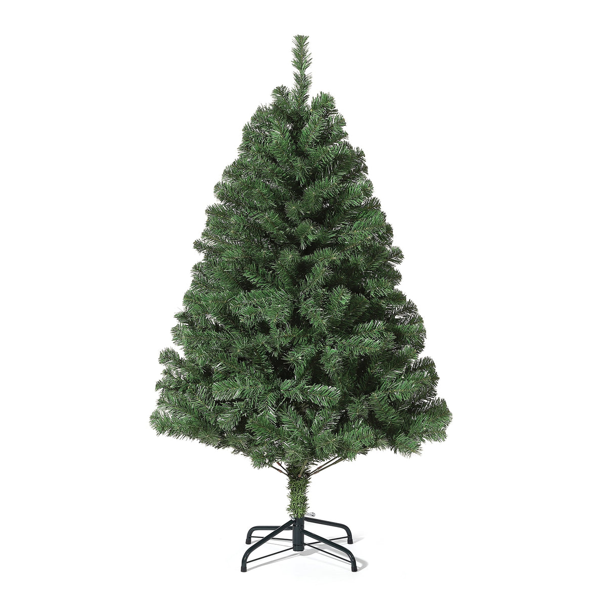 4.5FT/6FT/7.5FT/9FT Artificial Christmas Tree, Realistic Full-Body Branches, Unlit Hinged Sections, Holiday Christmas Tree, Foldable Base for Easy Setup and Storage for Home Parties