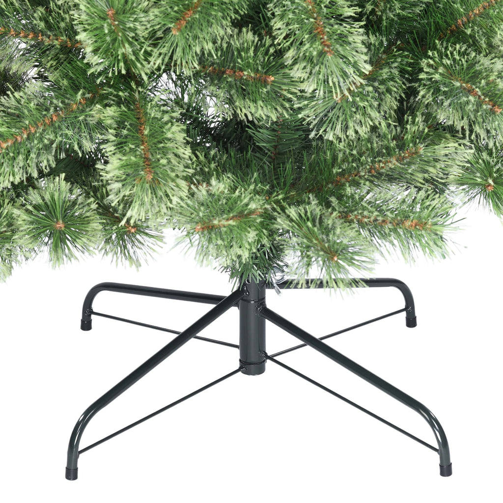 7' Non-Lit Brighton Cashmere Green Artificial Christmas Tree with Stand, by Holiday Time