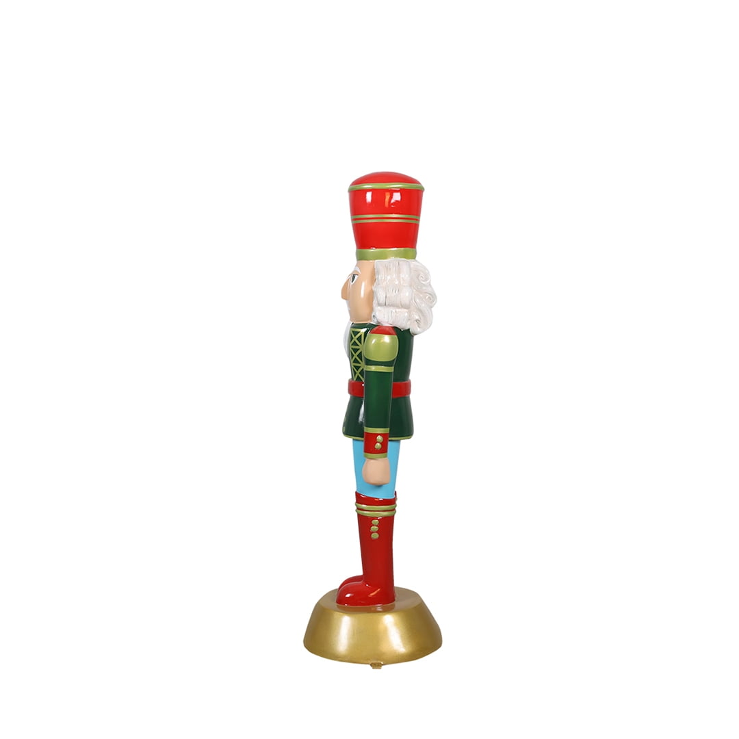 American Christmas Nutcracker 4Ft - White/Green